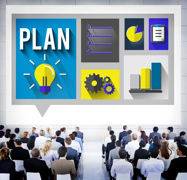 Zakelijk personen gesprek Business Planning — Stockfoto