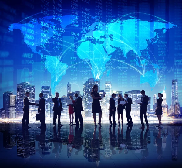 Concepto global de gente de negocios — Foto de Stock