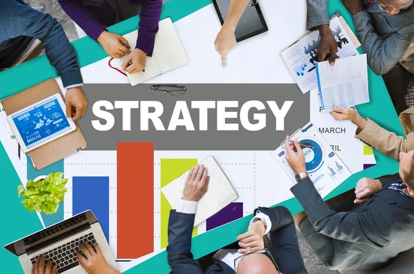 전략 마케팅 계획 — 스톡 사진