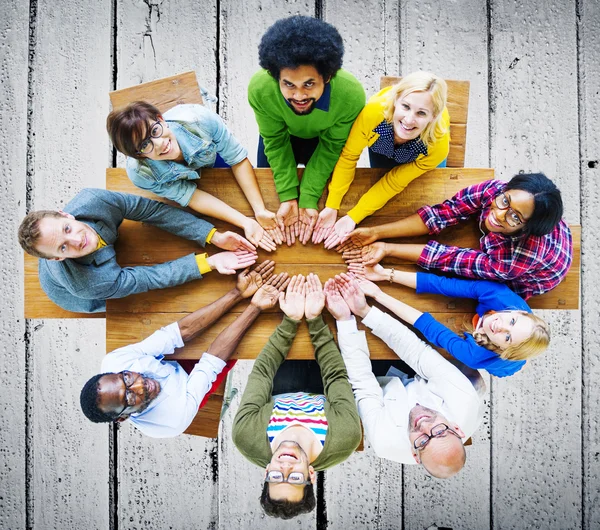 Diversiteit mensen liefdadigheid Concept — Stockfoto