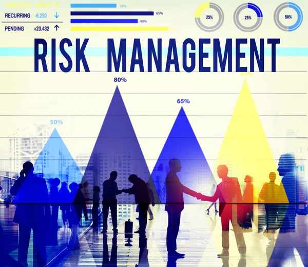 Опасность управления рисками — стоковое фото
