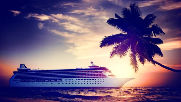 Yacht Cruise schip op zee — Stockfoto