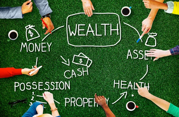 Wealth Money, Investment Growth Concept — Stock Photo, Image