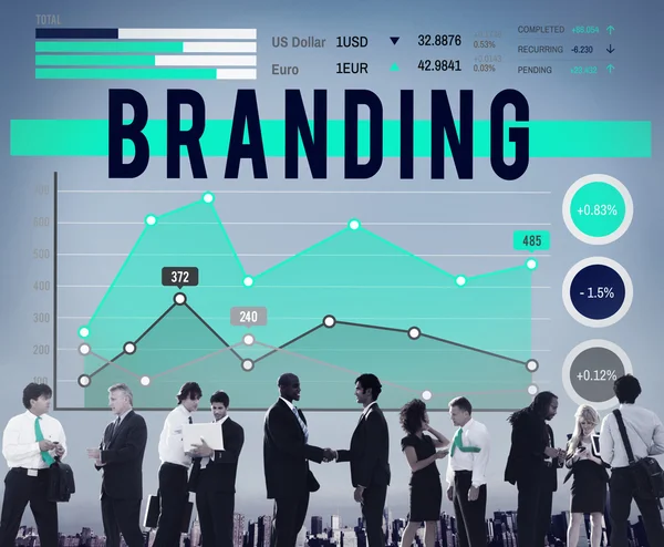 Marque Branding Marketing Concept — Photo