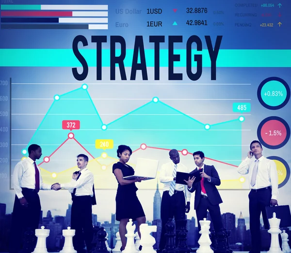 Strategi planering koncept — Stockfoto
