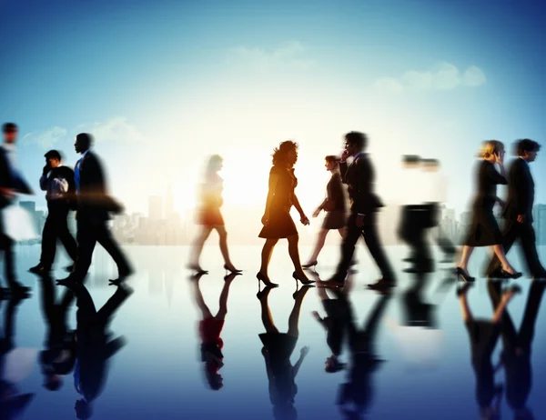 Business People Walking — Stock Photo, Image