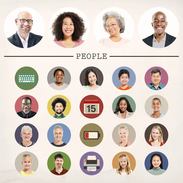 Menschen Vielfalt Community Konzept — Stockfoto