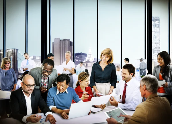 Business People Discussion — Stock Photo, Image