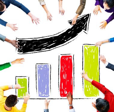 Çubuk grafik büyüme kavramı hareketli