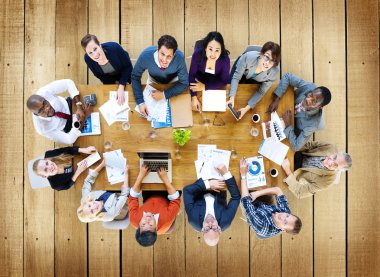 İş kişi konferans kavramı