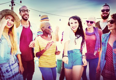 arkadaşlar parti kavramı kutlama