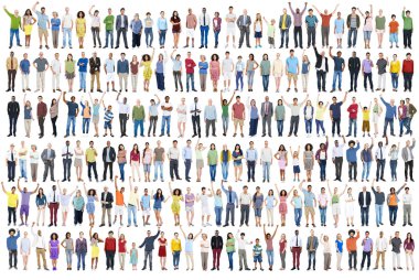 Çeşitlilik insanların başarı kutlama