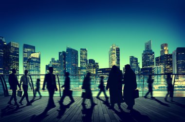 yürüyüş iş adamları