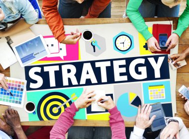 İş adamları ve strateji grup