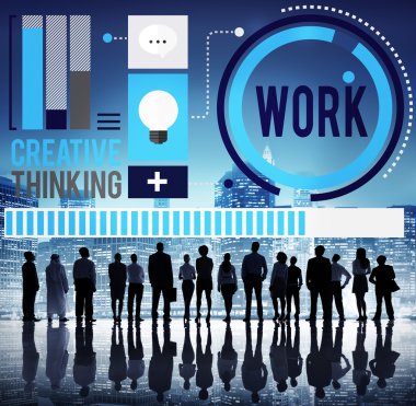 çalışan iş adamları 