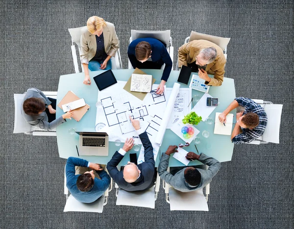 Architect Engineer Meeting Concept — Stock Photo, Image