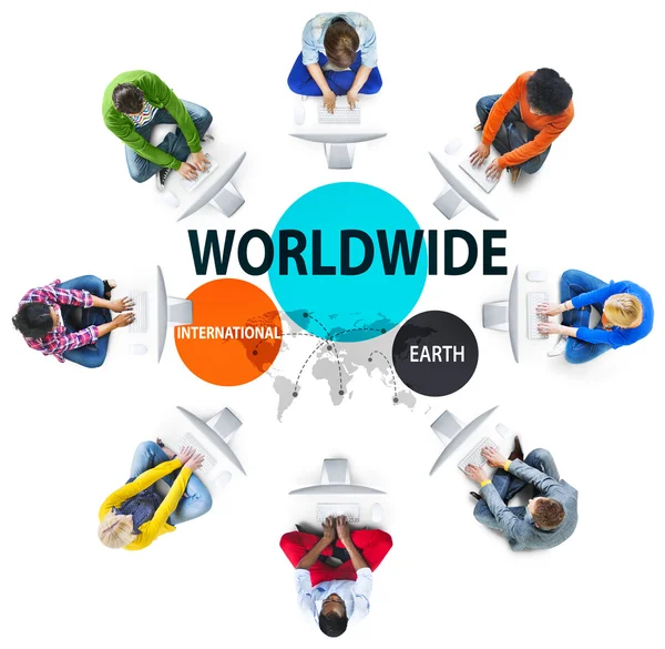 Worldwide International Connection Concept — Stock Photo, Image