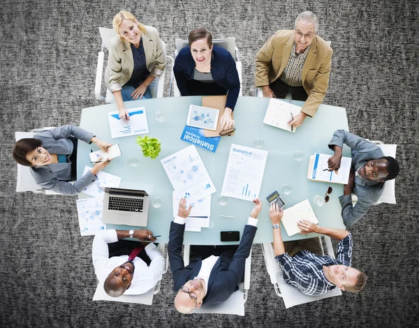 Equipo de negocios, concepto de reunión de discusión —  Fotos de Stock