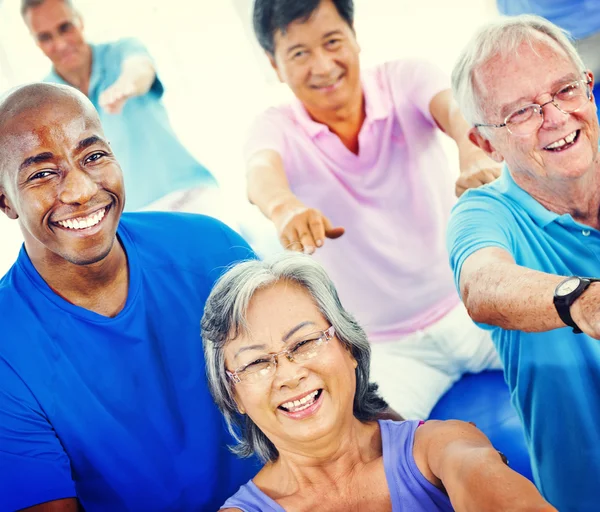 Idosos Adultos Conceito de Atividade — Fotografia de Stock