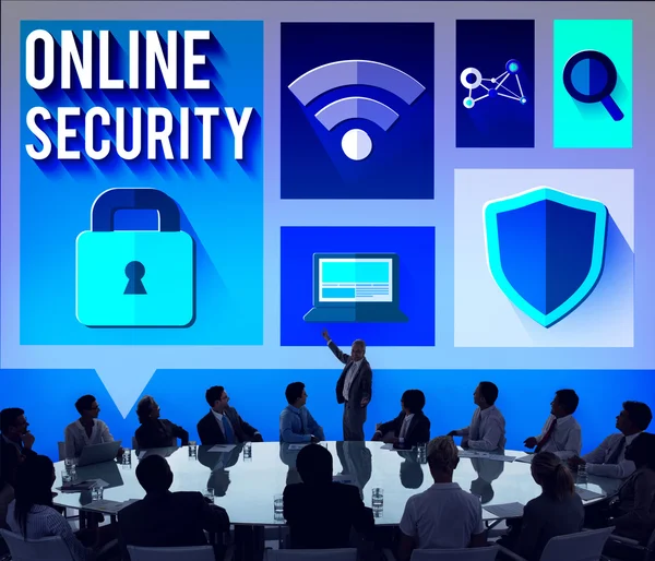 Online Security Protection Concept — Stock Photo, Image