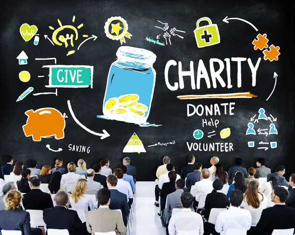 Dar Ayuda Donar Concepto de Caridad —  Fotos de Stock