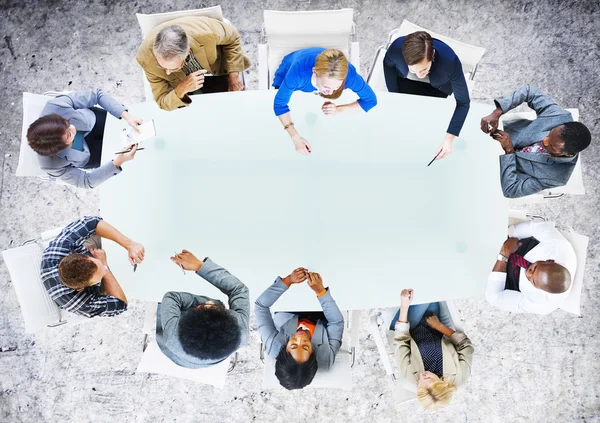 Grupo de empresários em reunião — Fotografia de Stock