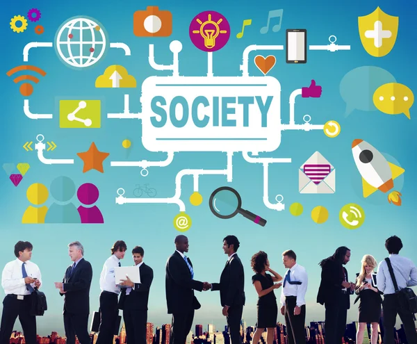 Society Community Global Concep — Stock Photo, Image