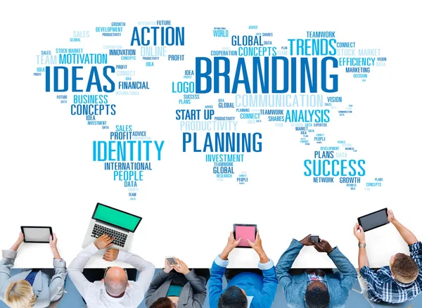 Idee di branding Concetto di marchio — Foto Stock