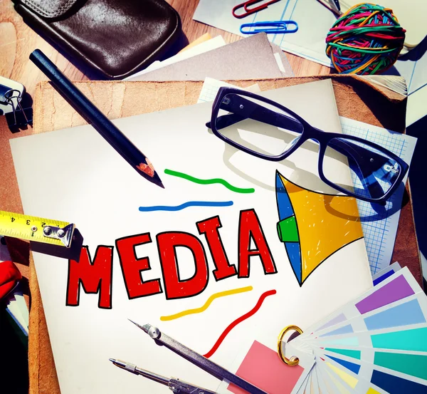 Media underhållning koncept — Stockfoto