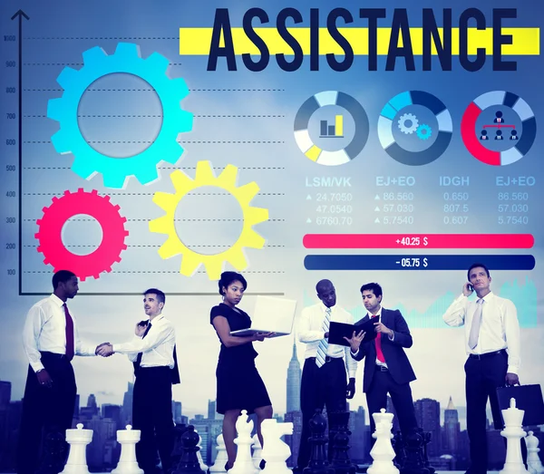Assistance Assist Support Concept — Stock Photo, Image