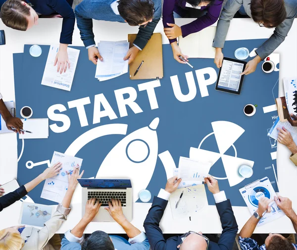 Plan Startup strategi affärsidé — Stockfoto