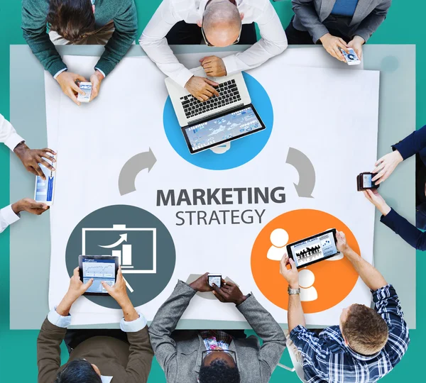 Marketing Strategie Branding Konzept — Stockfoto