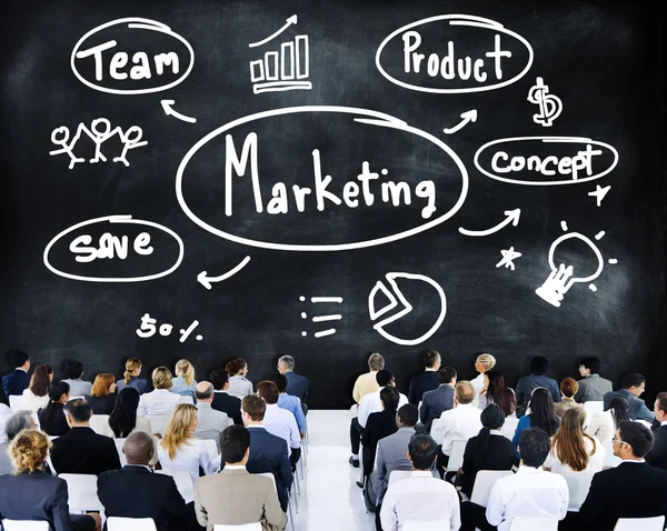 Strategia di Marketing Business Concept — Foto Stock