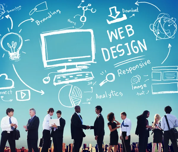 Web Design Web Development Concept — Stock Photo, Image