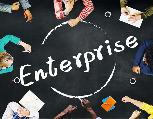 Entreprise Entreprise Business Project Concept — Photo
