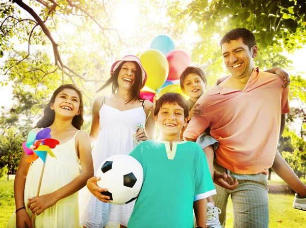 Felicidade férias em família — Fotografia de Stock