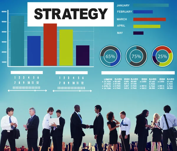 Strategy Plan Marketing Data Concept — Stock Photo, Image