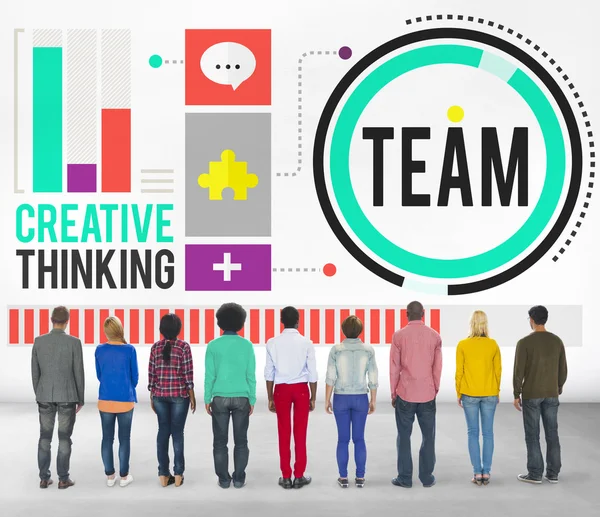 Team Teamwork Collaboration Concept — Stock Photo, Image
