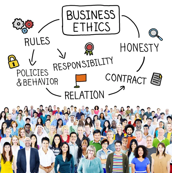 Business People and Business Ethnics Concept — Stock Photo, Image