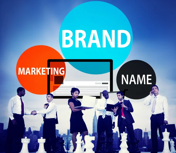 Brand Branding Advertising Concept — Stock Photo, Image