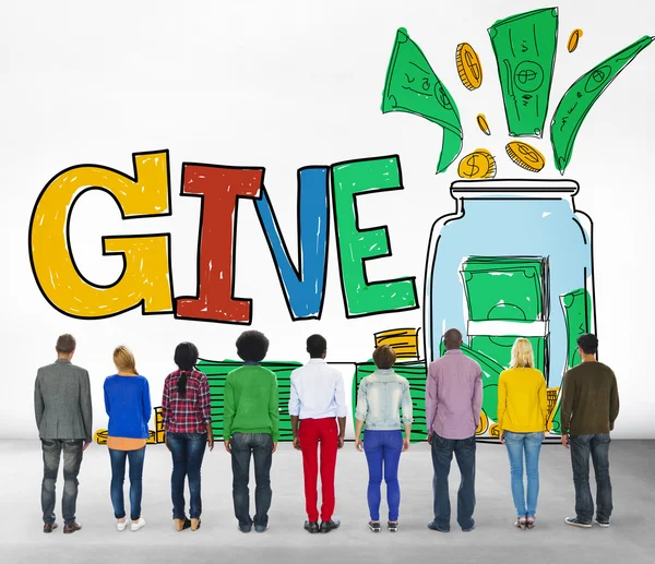 Give Help Donation Charity Concept — Stock Photo, Image