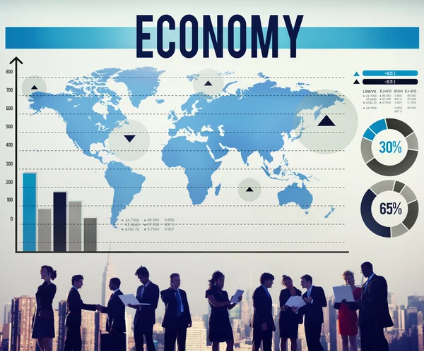 Economia Business Concept — Foto Stock