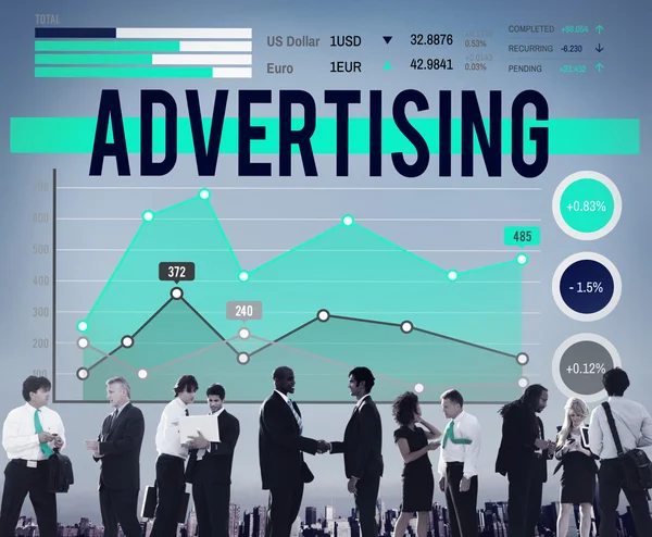 Reklám Marketing koncepció — Stock Fotó