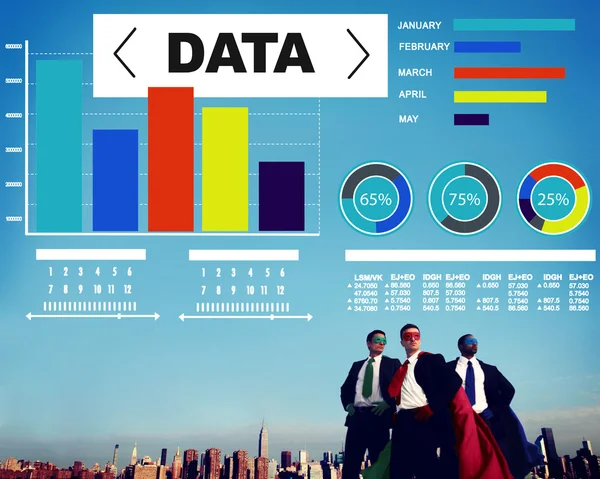 Concept de statistiques d'analyse de données — Photo