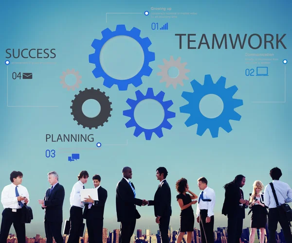 Zakenmensen en teamwork concept — Stockfoto