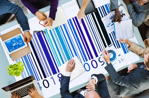 Barcode Preisschild-Konzept — Stockfoto