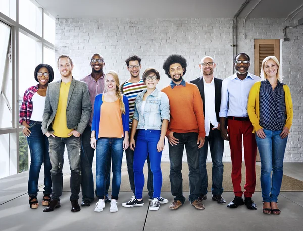 Zakelijke bezetting, vrolijke variatie Concept — Stockfoto