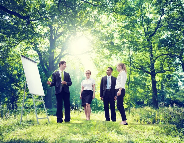 Mensen uit het bedrijfsleven hebben vergadering — Stockfoto