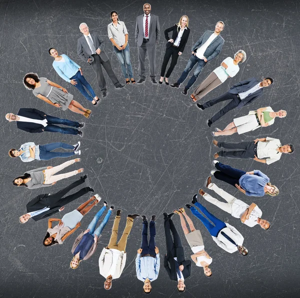 Diversité personnes debout ensemble — Photo