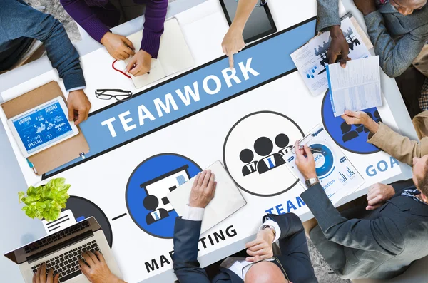 Teamwork Collaboration Togetherness Unity Concep — Stock Photo, Image